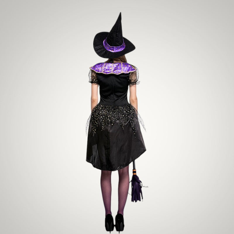 Ropa | Women's Witch Halloween Costume with Hat and Corset Dress