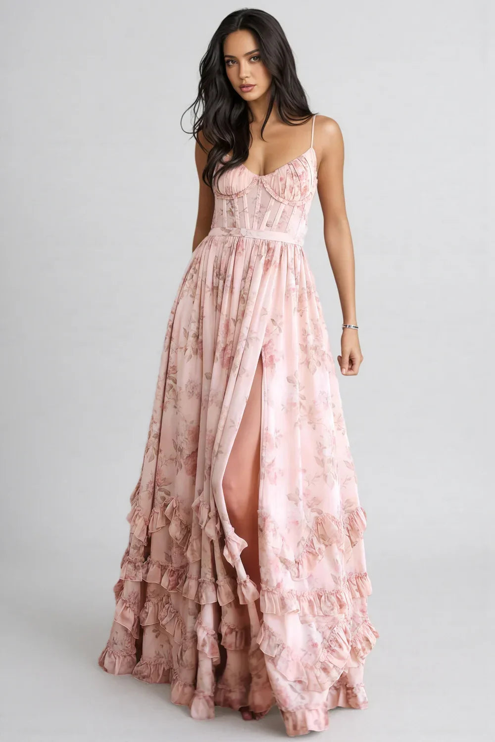 Abigail | Women's Romantic Floral Maxi Dress