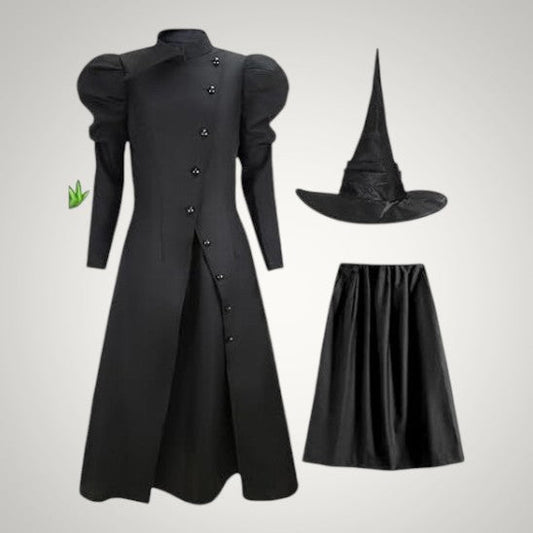 Amina | Women's Full Green Witch Halloween Costume