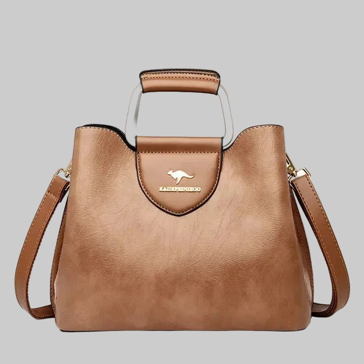 Elizabeth | Women's Structured Leather Shoulder Bag