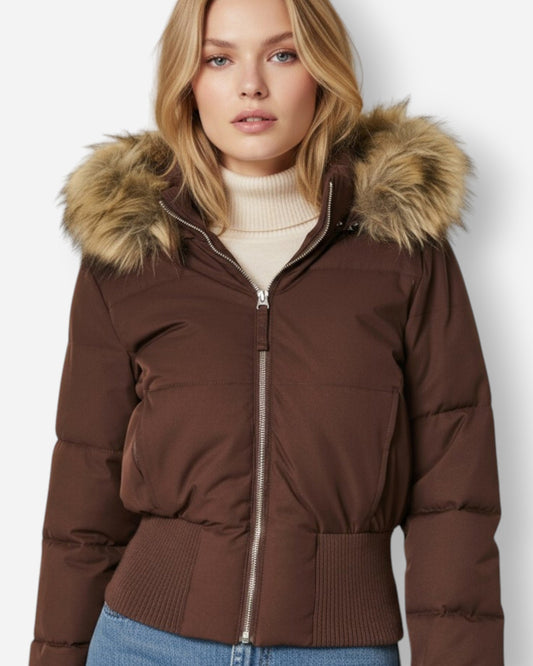 Phoebe | Women's Quilted Faux-Fur Winter Park Jacket