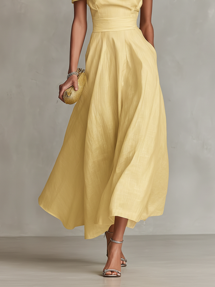 Lola | Women's Elegant One-Shoulder Maxi Dress