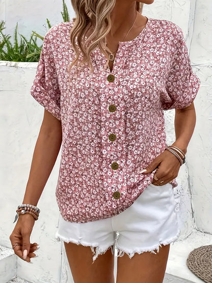 Mandy | Women’s Summer Printed Blouse