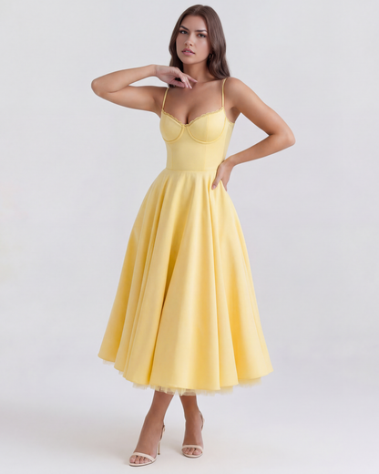 Julie | Women's Elegant A-line Maxi Dress