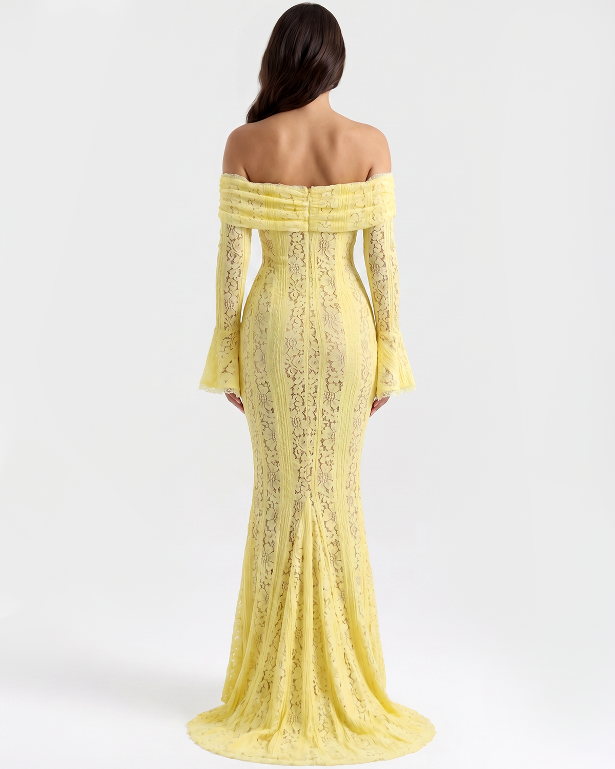 Helen | Women's Off-Shoulder Maxi Wedding Guest Dress