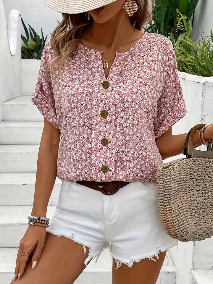 Mandy | Women’s Summer Printed Blouse