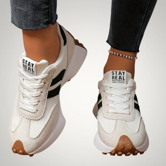 Zara | Women's Retro Lace-Up Athletic Shoes