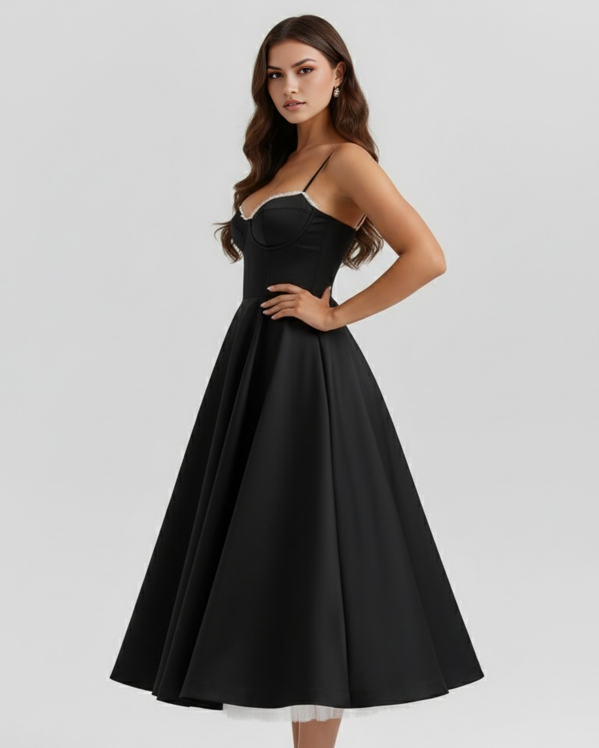 Julie | Women's Elegant A-line Maxi Dress