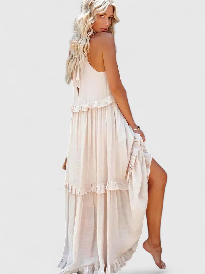 Matilda | Women's Elegant Draped Maxi Dress