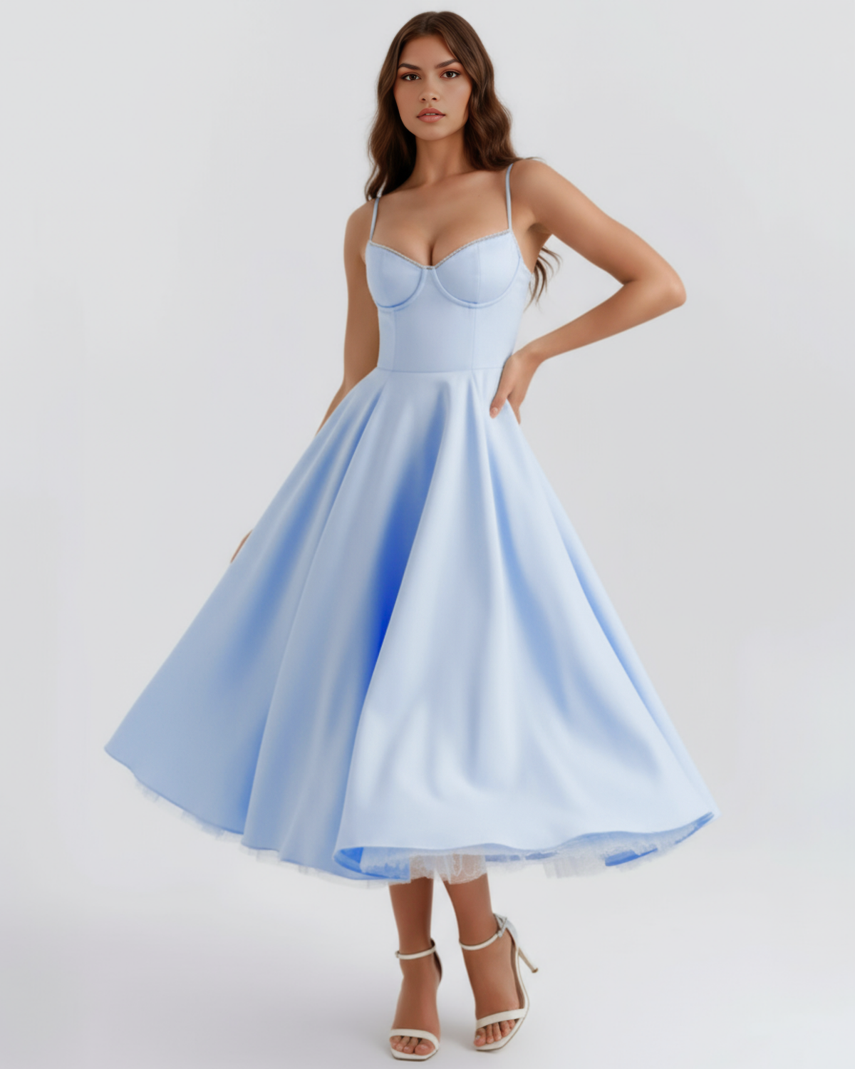 Julie | Women's Elegant A-line Maxi Dress