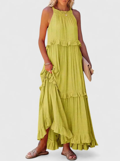 Matilda | Women's Elegant Draped Maxi Dress