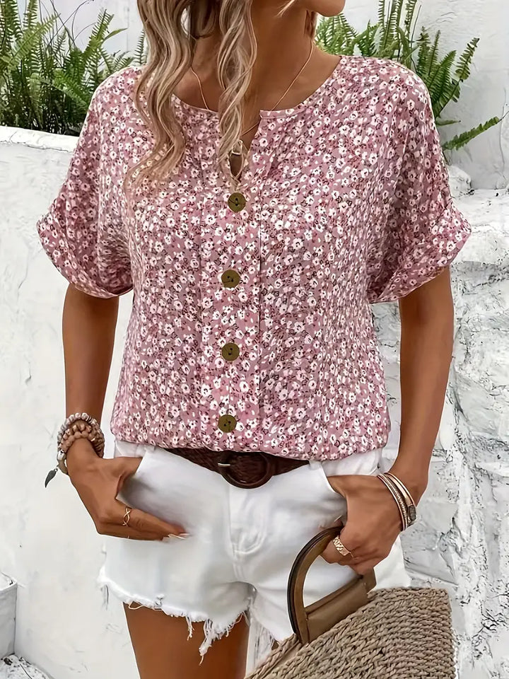 Mandy | Women’s Summer Printed Blouse