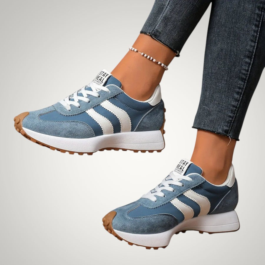 Zara | Women's Retro Lace-Up Athletic Shoes