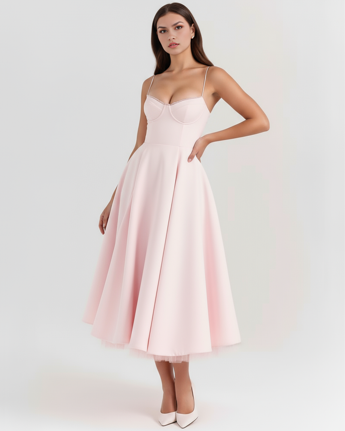 Julie | Women's Elegant A-line Maxi Dress