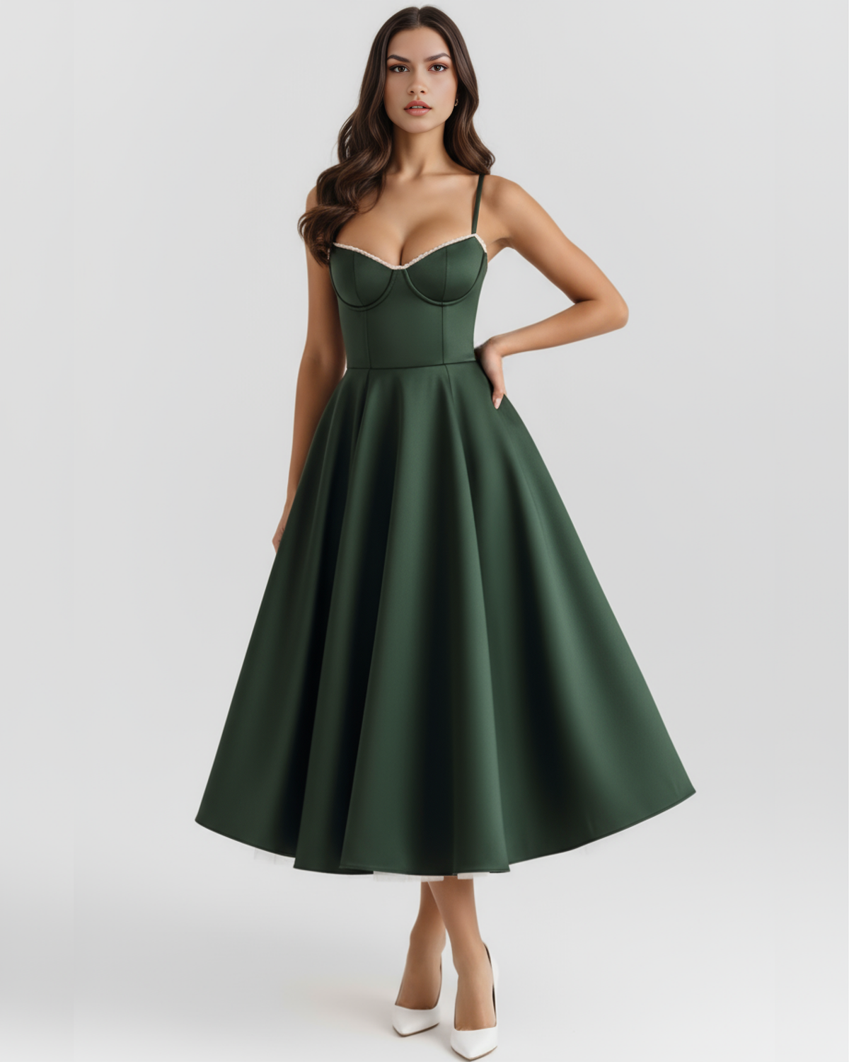 Julie | Women's Elegant A-line Maxi Dress