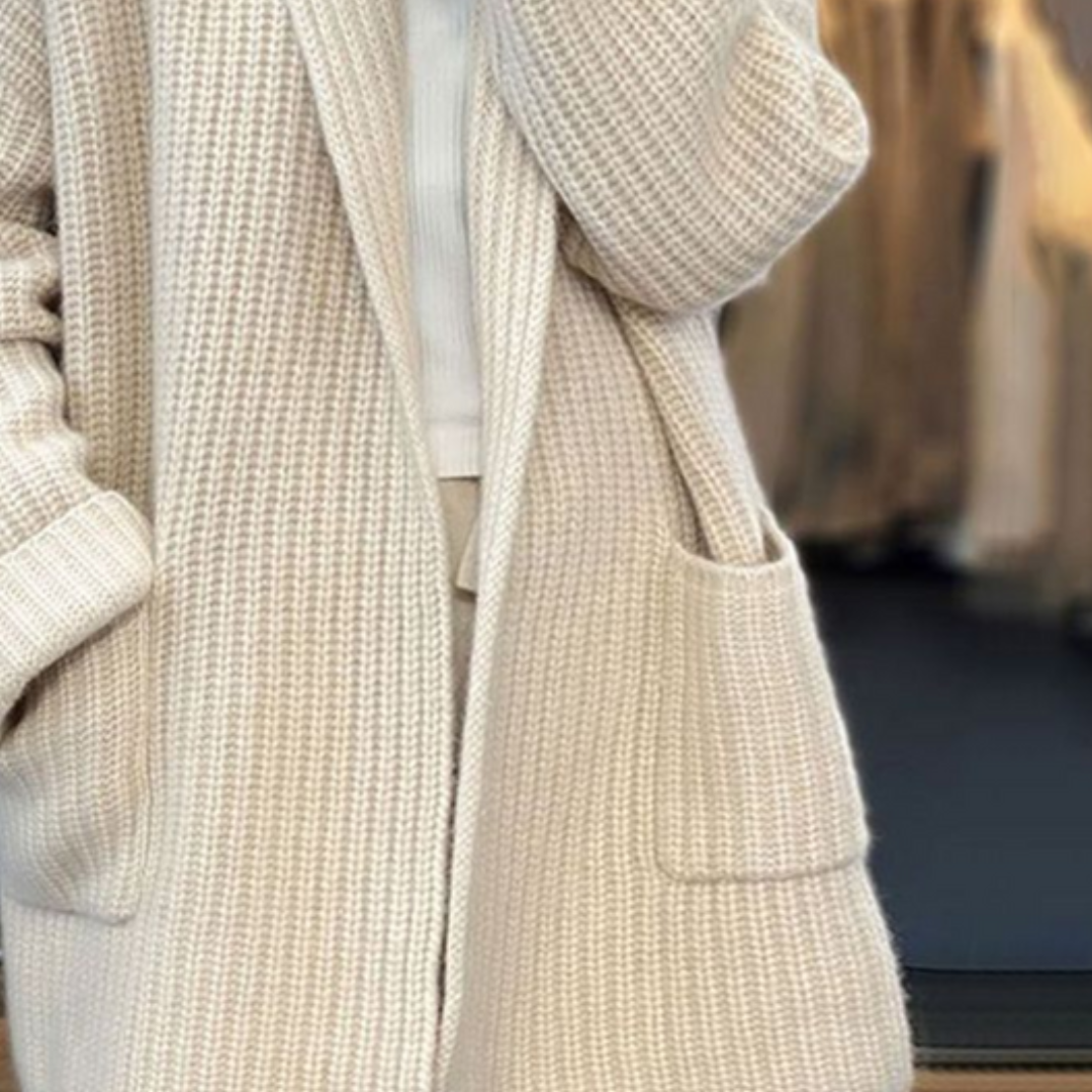 Rachel | Women's Oversized Ribbed Knitted Cardigan