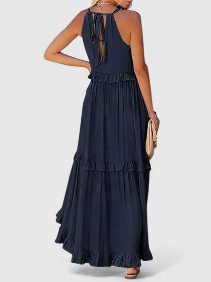 Matilda | Women's Elegant Draped Maxi Dress