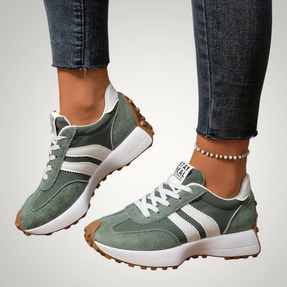 Zara | Women's Retro Lace-Up Athletic Shoes