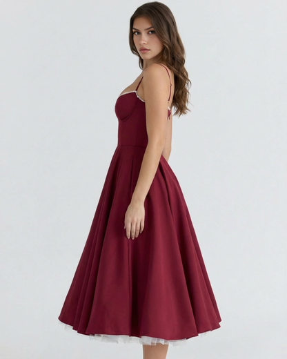 Julie | Women's Elegant A-line Maxi Dress