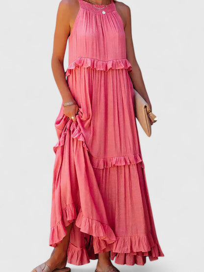 Matilda | Women's Elegant Draped Maxi Dress