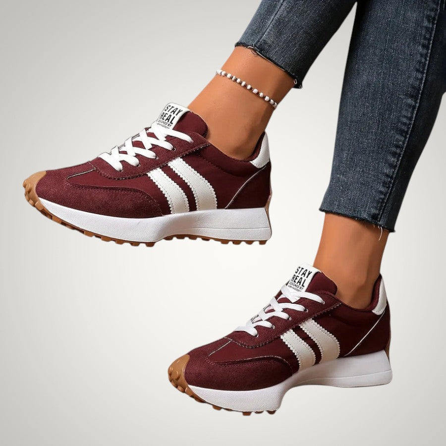 Zara | Women's Retro Lace-Up Athletic Shoes