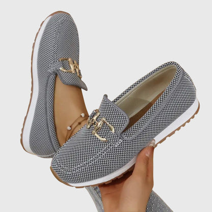 Zara | Women's Slip-On Buckle Loafer Sneakers