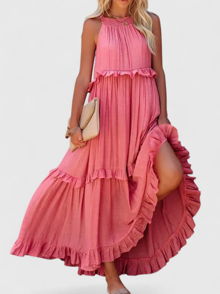 Matilda | Women's Elegant Draped Maxi Dress