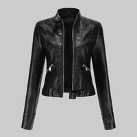 Sandra | Women's Fitted Leather Biker Jacket