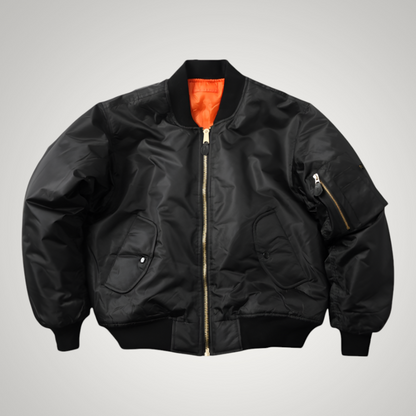 Elspeth | Women's Classic Zip-Up Bomber Jacket