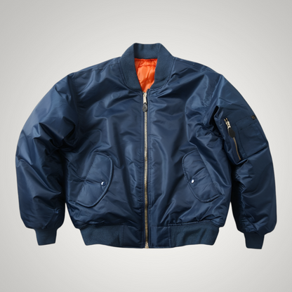 Elspeth | Women's Classic Zip-Up Bomber Jacket