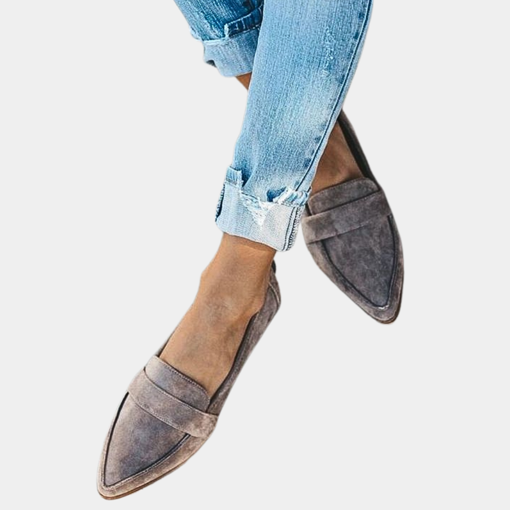 Frances | Women's Leopard Print Leather Loafers