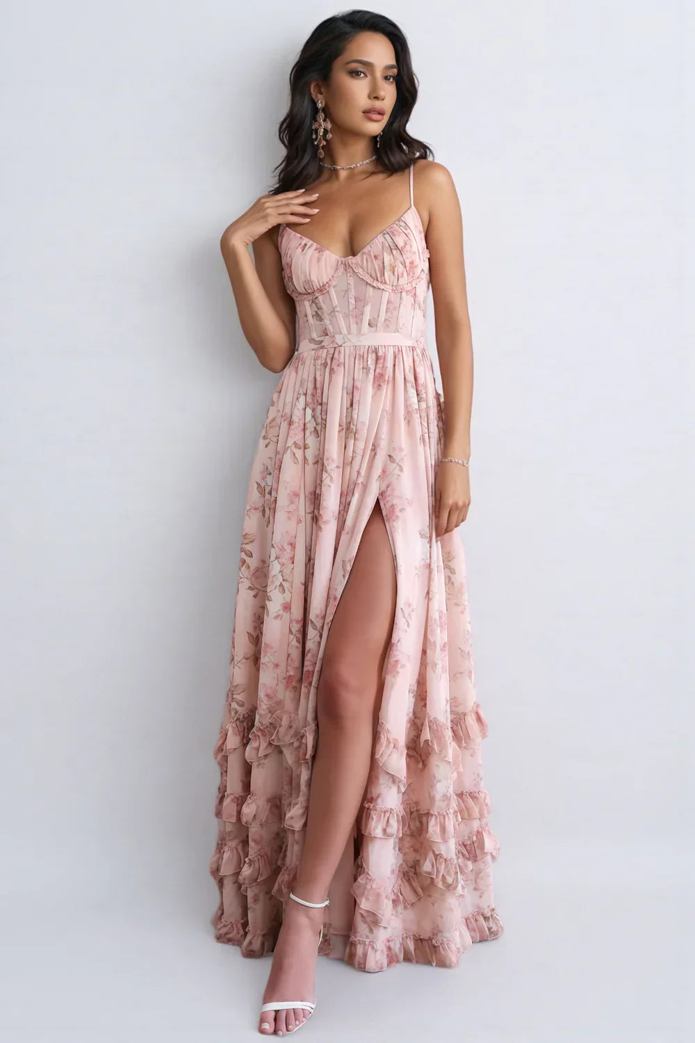 Abigail | Women's Romantic Floral Maxi Dress