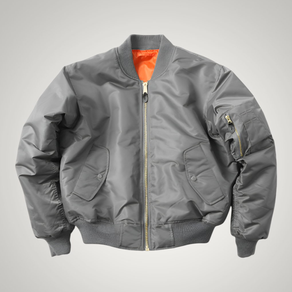 Elspeth | Women's Classic Zip-Up Bomber Jacket
