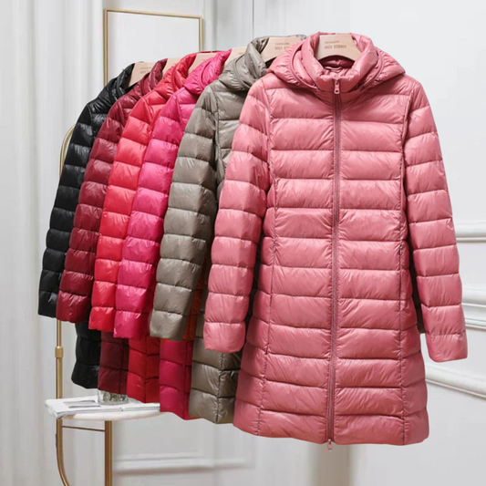 Piper | Women's Long Hooded Puffer Jacket
