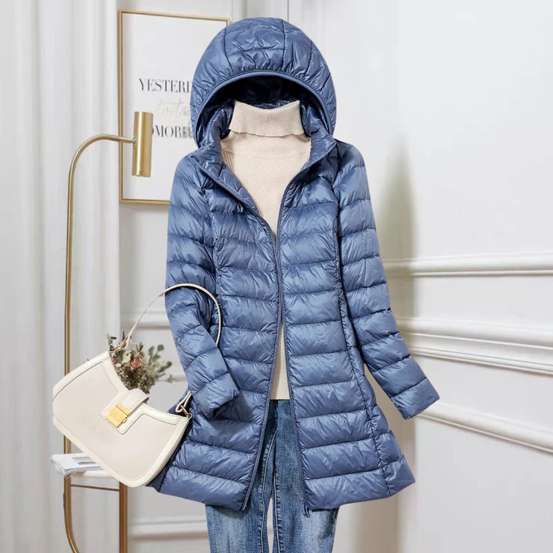 Piper | Women's Long Hooded Puffer Jacket