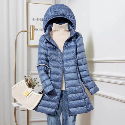 Piper | Women's Long Hooded Puffer Jacket