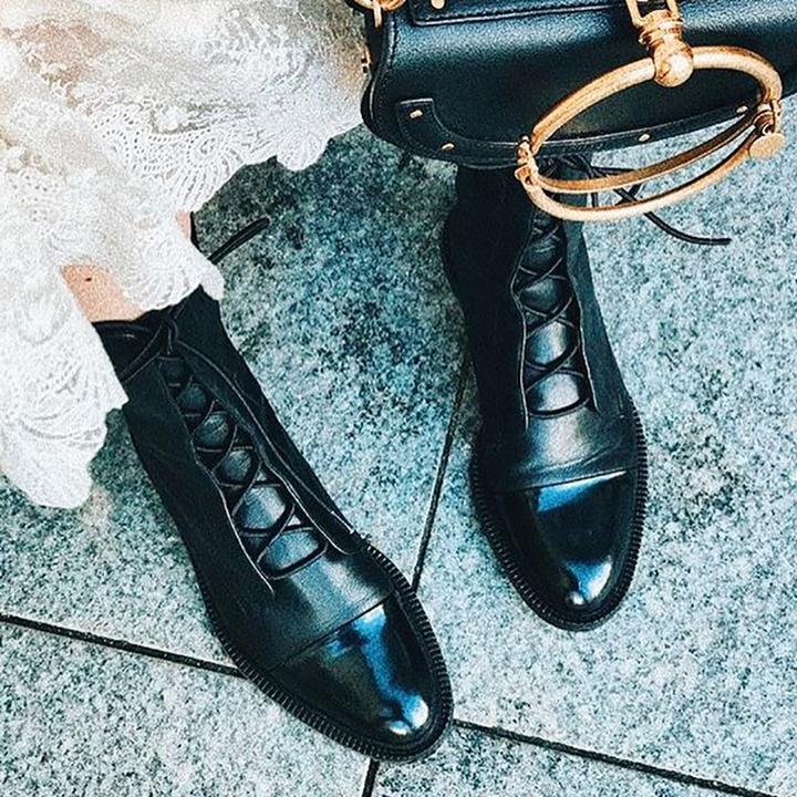 Grace | Women's Lace-Up Orthopedic Leather Boots