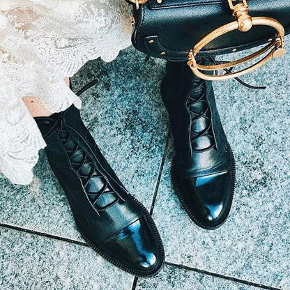 Grace | Women's Lace-Up Orthopedic Leather Boots