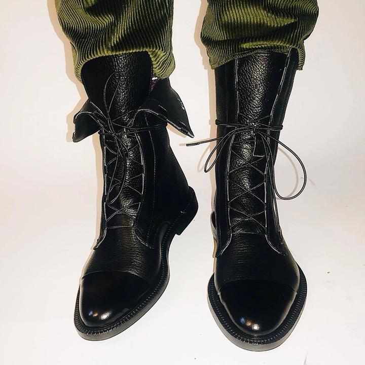 Grace | Women's Lace-Up Orthopedic Leather Boots
