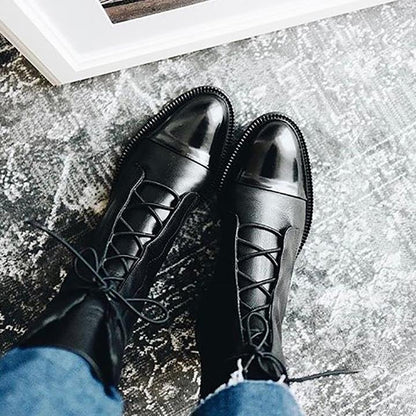 Grace | Women's Lace-Up Orthopedic Leather Boots