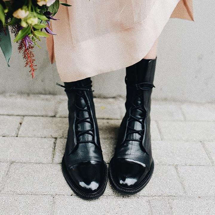 Grace | Women's Lace-Up Orthopedic Leather Boots