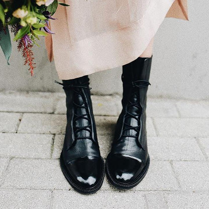 Grace | Women's Lace-Up Orthopedic Leather Boots