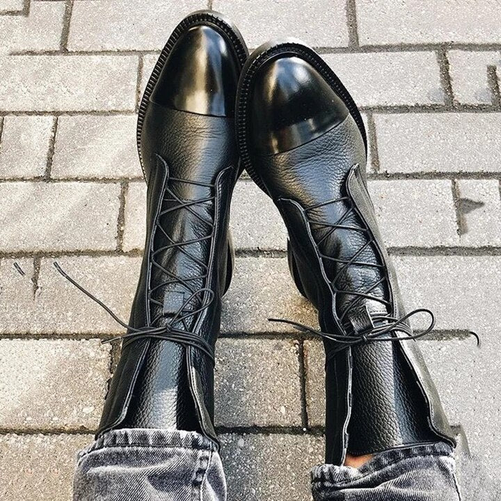 Grace | Women's Lace-Up Orthopedic Leather Boots
