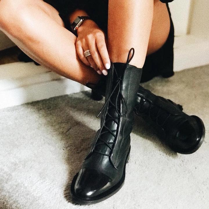 Grace | Women's Lace-Up Orthopedic Leather Boots