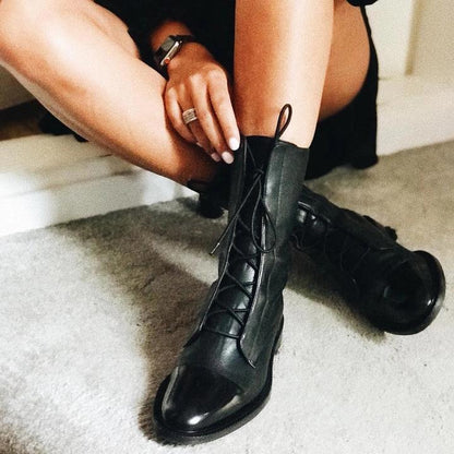 Grace | Women's Lace-Up Orthopedic Leather Boots