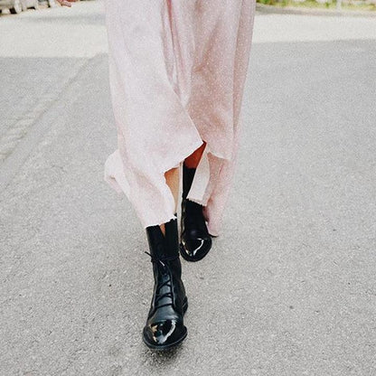 Grace | Women's Lace-Up Orthopedic Leather Boots