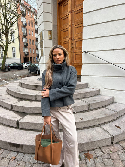 Michelle | Women's Winter Button-Up Wool Coat