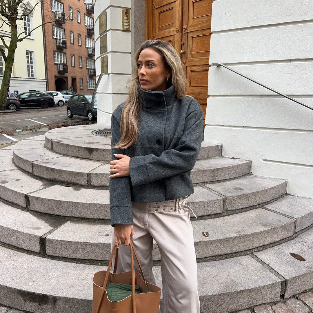 Michelle | Women's Winter Button-Up Wool Coat