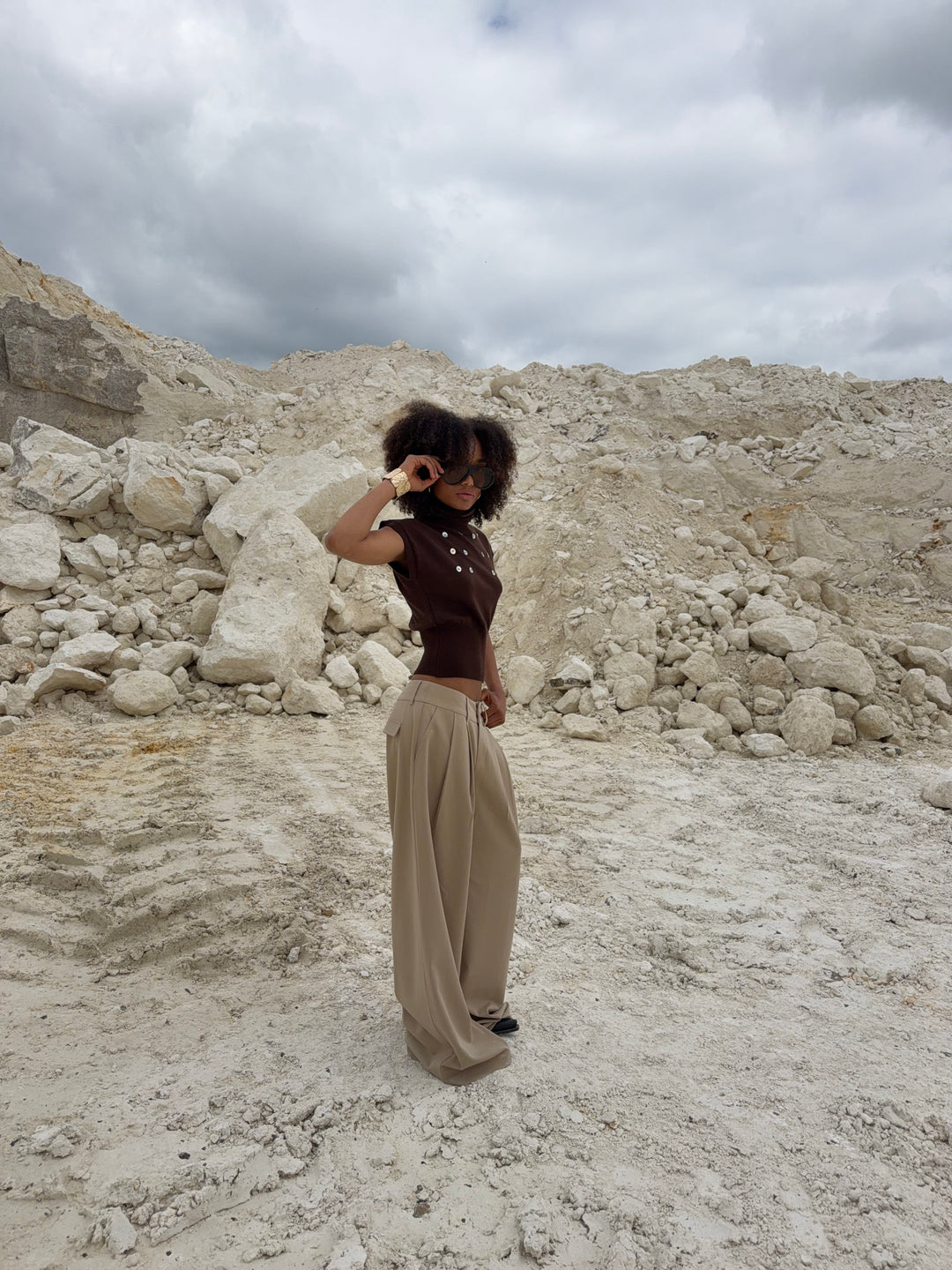 Isla | Women's Tailored High-Waist Wide-Leg Trouser