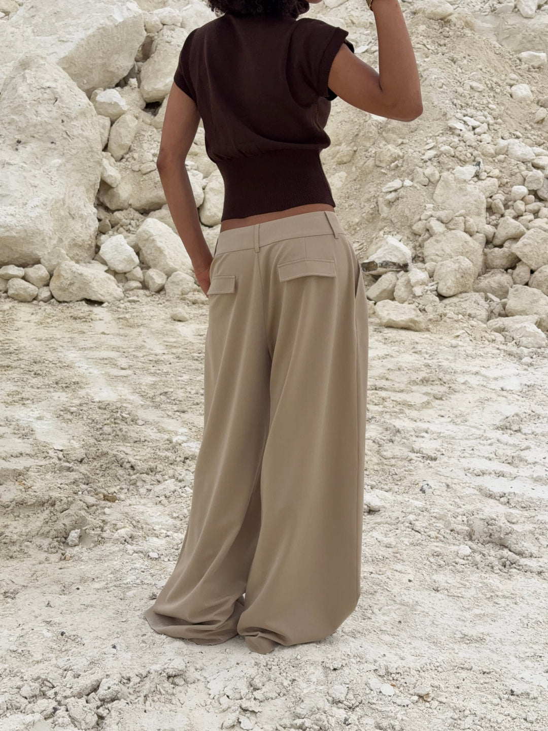 Isla | Women's Tailored High-Waist Wide-Leg Trouser